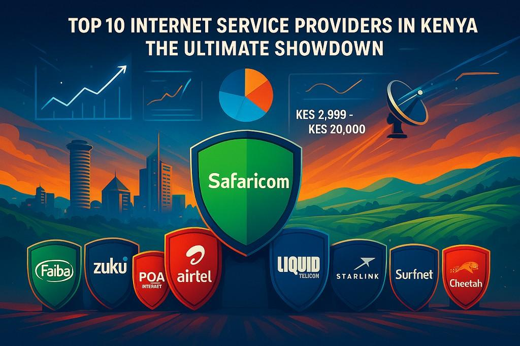 Top 10 Internet service providers in Kenya