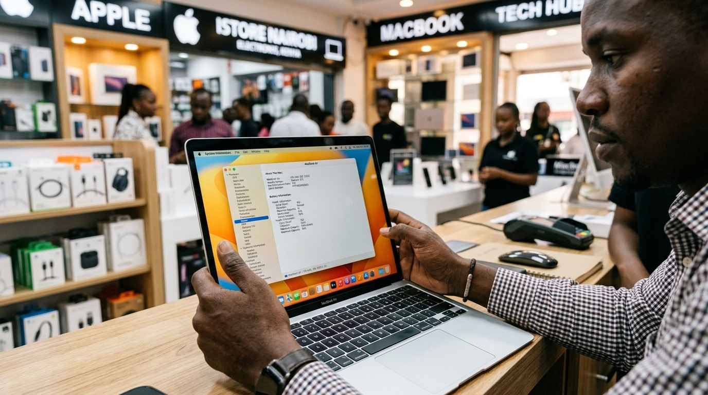 How to verify a genuine MacBook before buying in Kenya