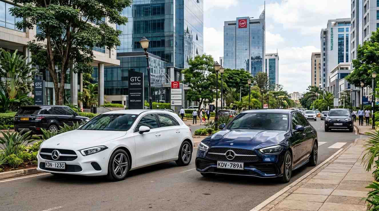 Mercedes Benz C-Class and A-Class lineup in Kenya