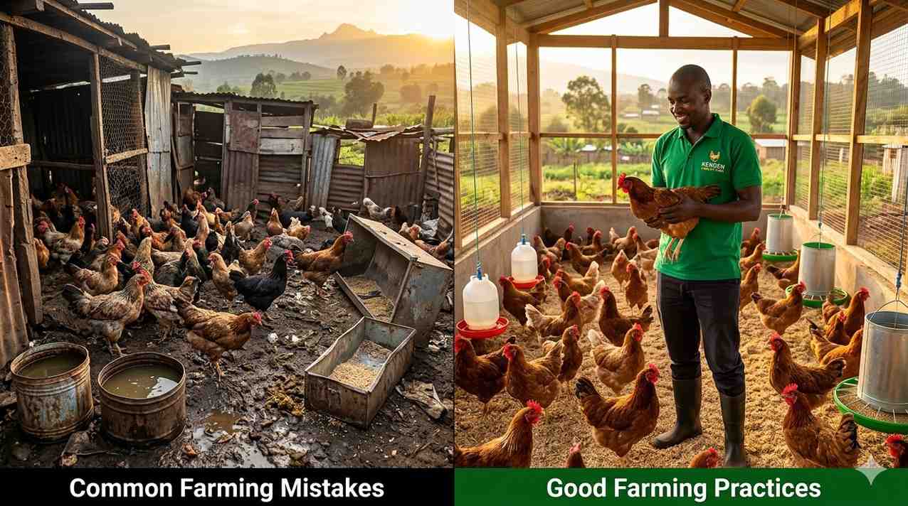 10 Mistakes Kienyeji Chicken Farmers Make & How To Fix Them