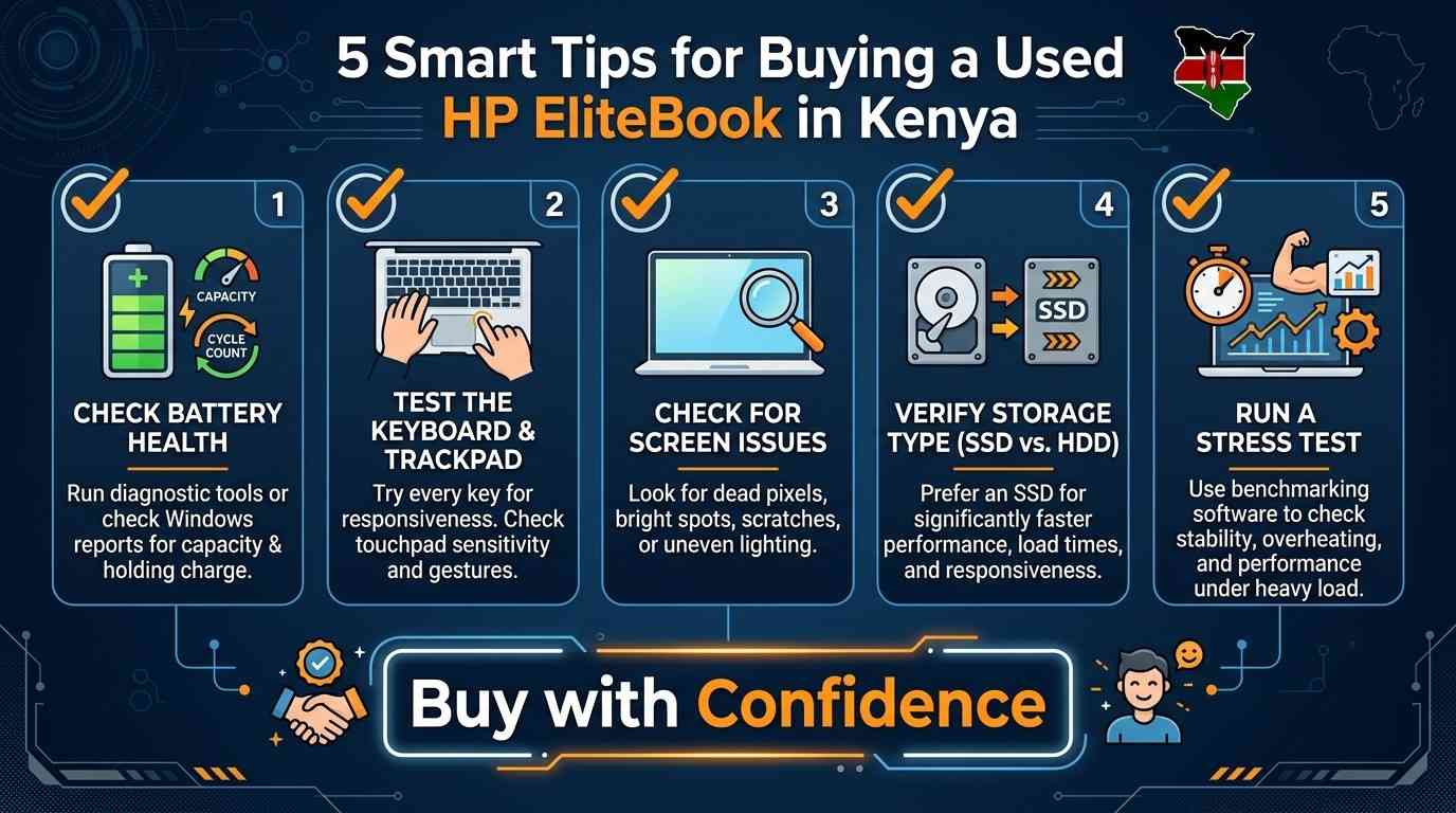 Tips for buying HP EliteBook in Nairobi Kenya