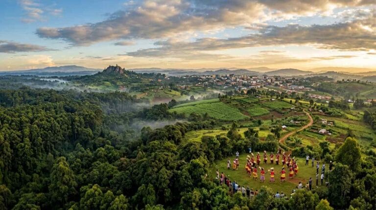 Aerial Panorama of Kakamega County