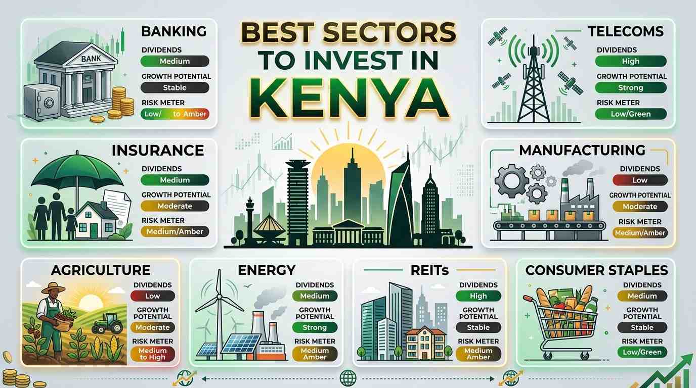Best Sectors to Invest in Kenya: Top 9 Ranked