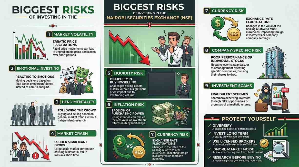 Biggest Risks of Investing in the NSE in Kenya for Beginners