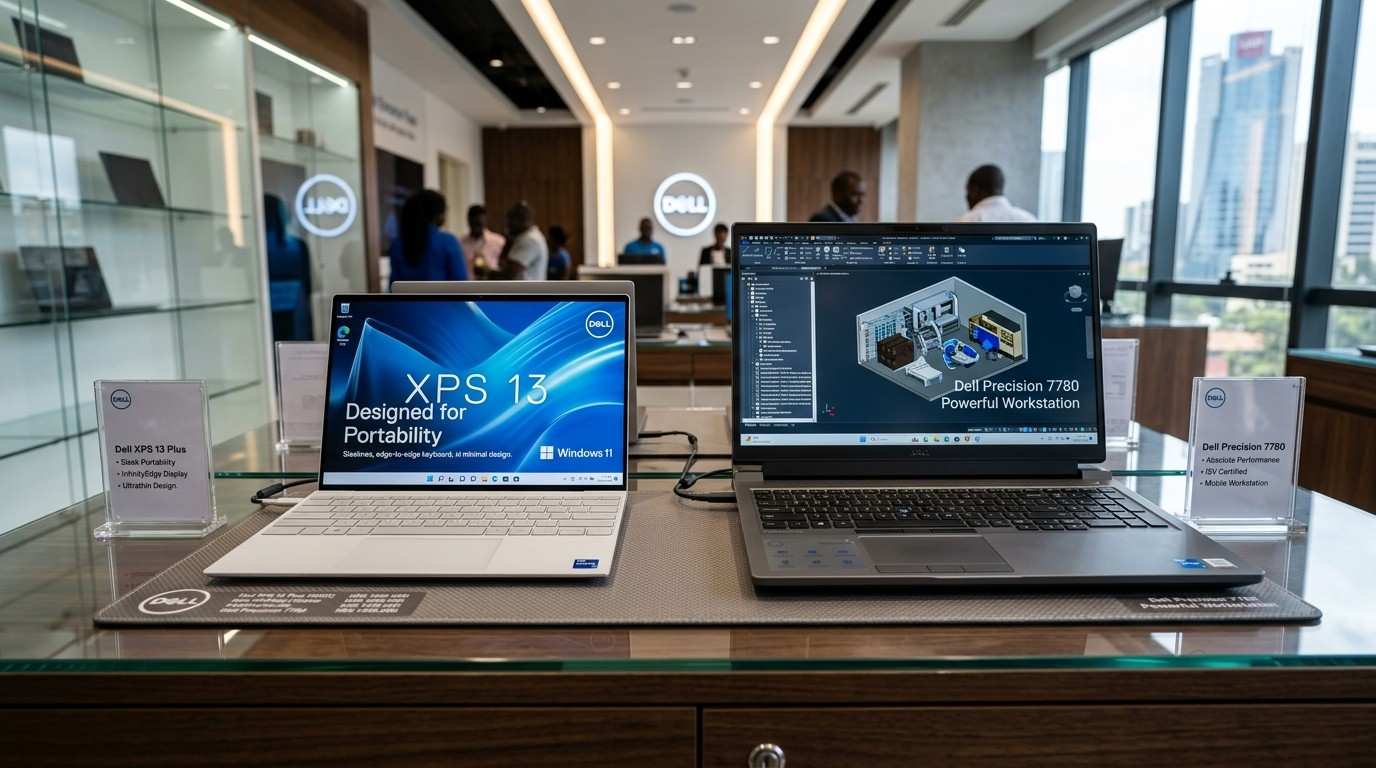 Dell XPS and Dell Precision laptops available Nairobi Kenya
