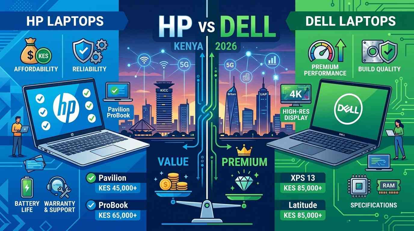 HP EliteBook vs Dell Latitude comparison Nairobi