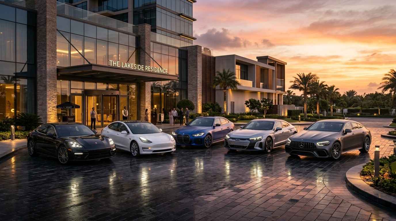 Luxury and electric 4WD sedans including Mercedes-Benz S-Class and Tesla Model 3 AWD
