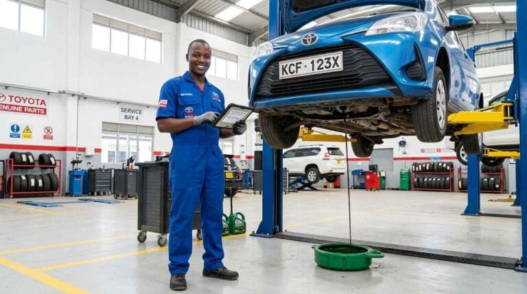 Car oil change cost in Kenya