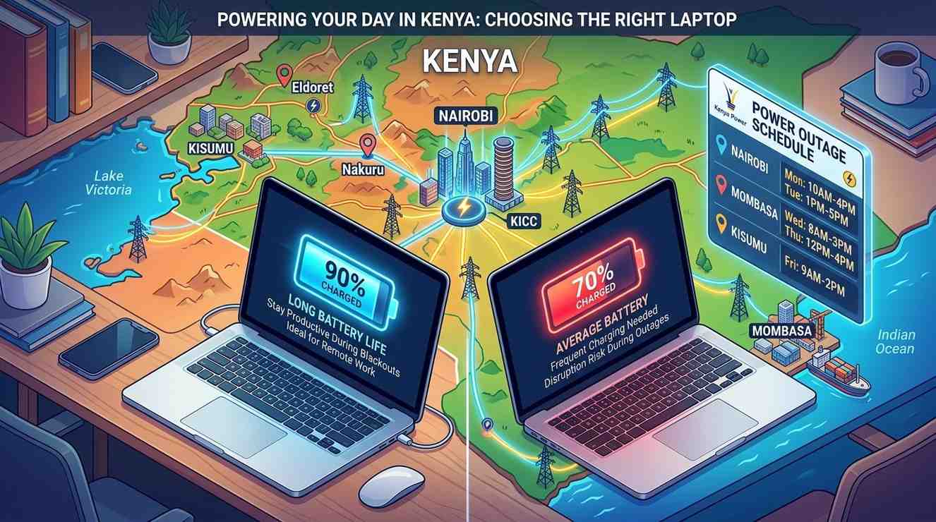 Laptop battery life comparison Core i5 vs Ryzen 5