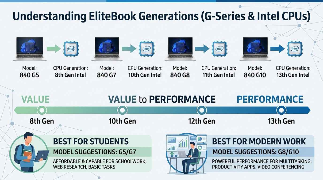 HP EliteBook generation guide Kenya