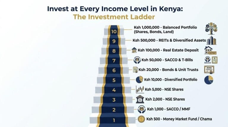 How to Invest at Every Income Level in Kenya: From Ksh 500 to Ksh 1 Million